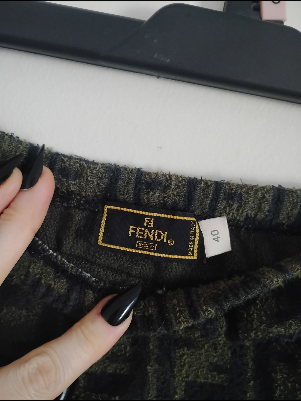 Fendi Terrycloth Jacquard Mini Skirt - Picture 2 of 6
